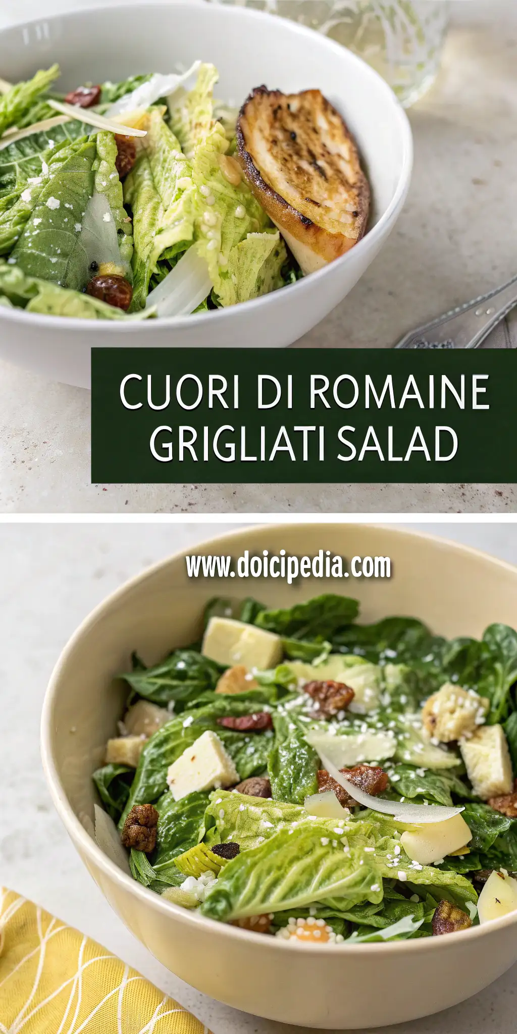 Pinterest image 2 for Cuori di Romaine Grigliati