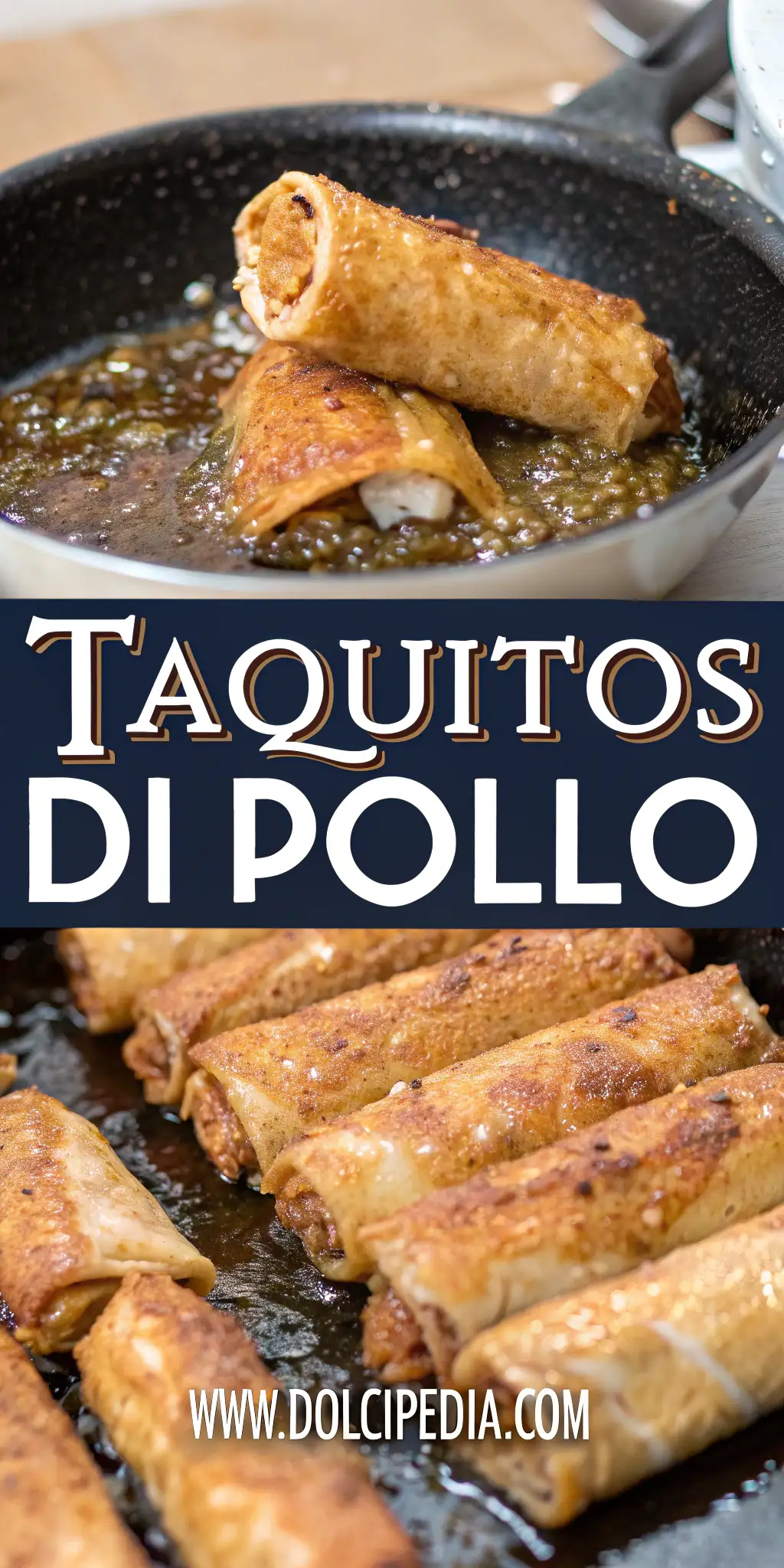 Pinterest image 1 for Taquitos di Pollo nella Friggitrice ad Aria