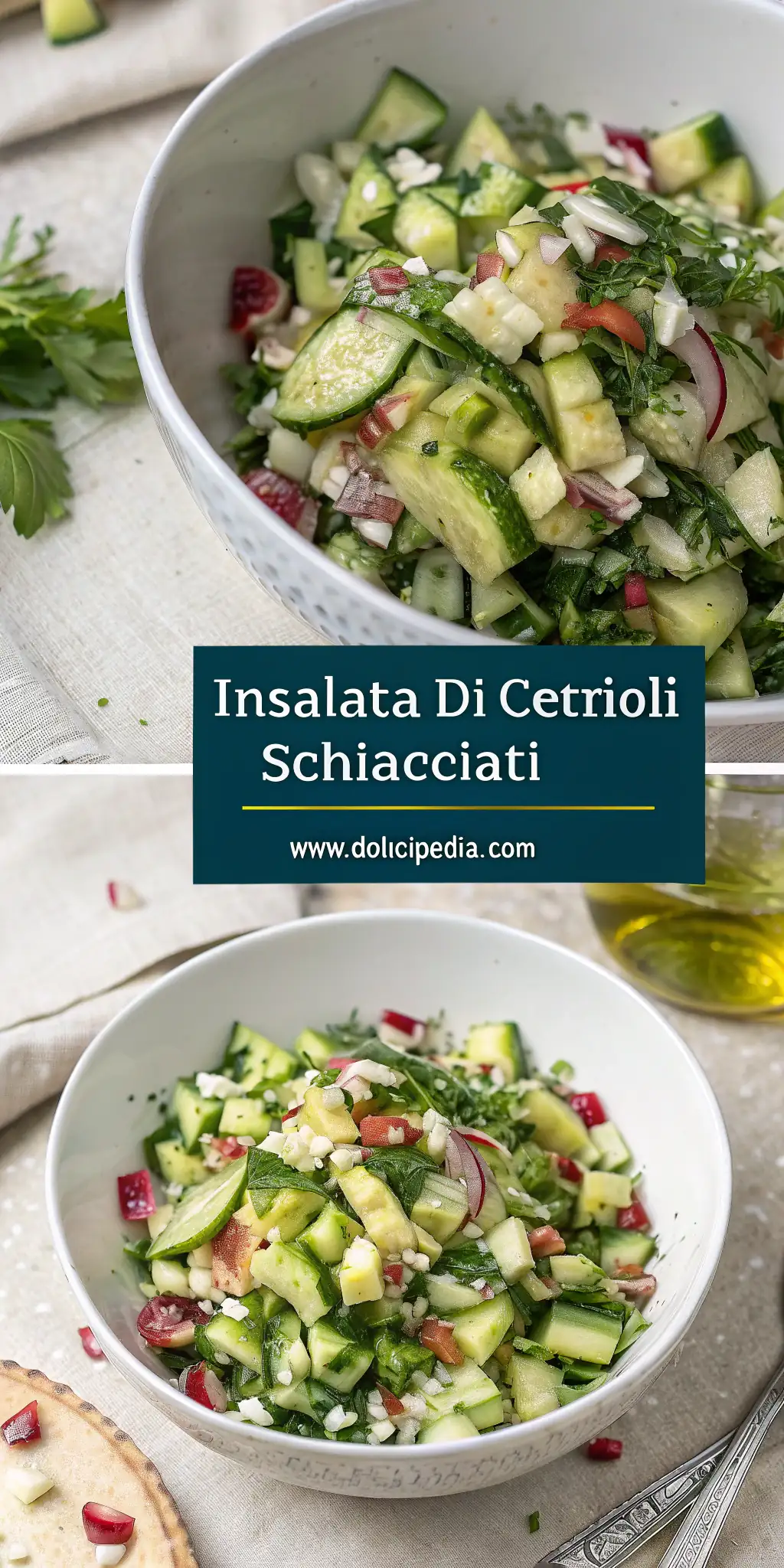 Insalata di Cetrioli Schiacciati 4 Pinterest image 2 for Insalata di Cetrioli Schiacciati