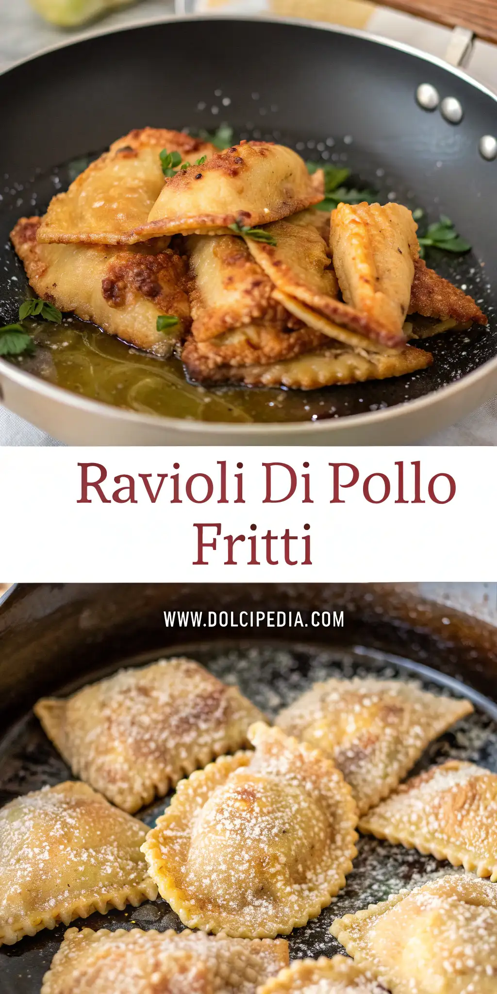 Pinterest image 2 for Ravioli di Pollo Fritti in Friggitrice ad Aria