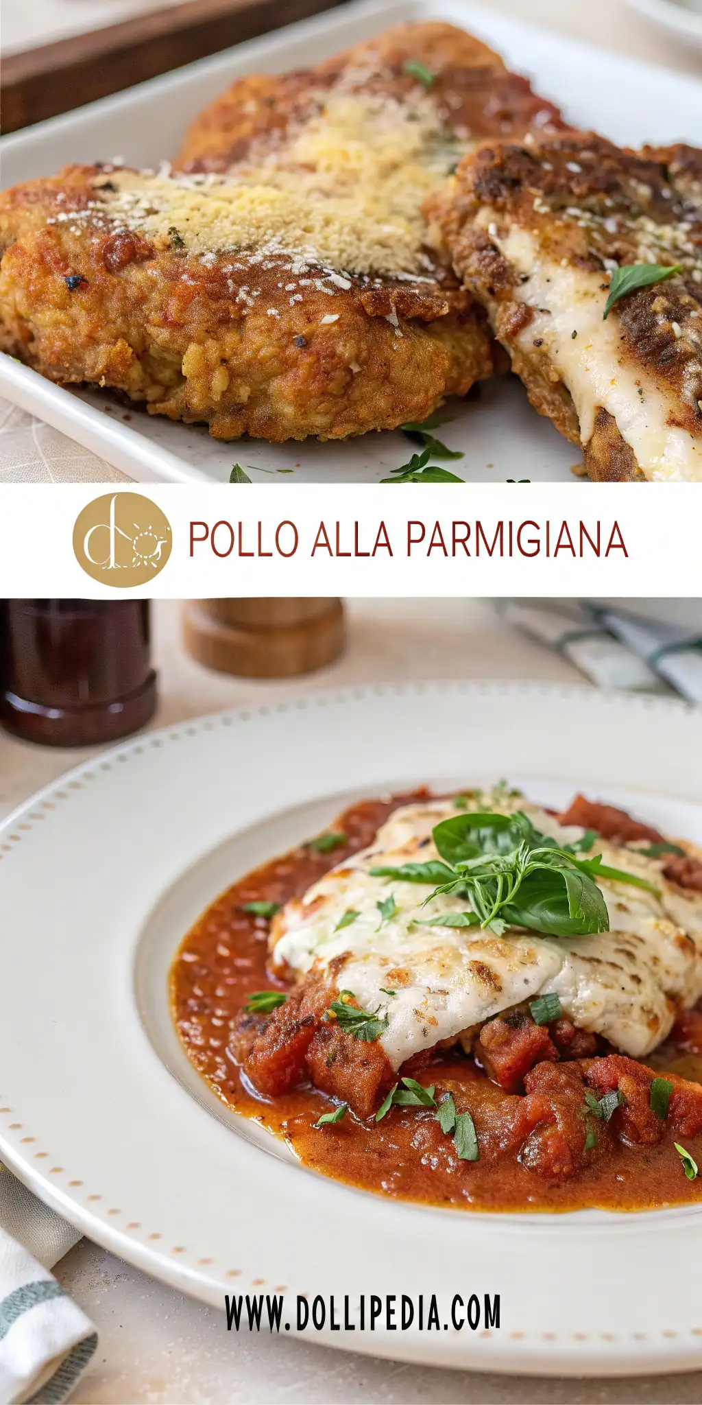 Pinterest image 1 for Pollo alla Parmigiana in Friggitrice ad Aria