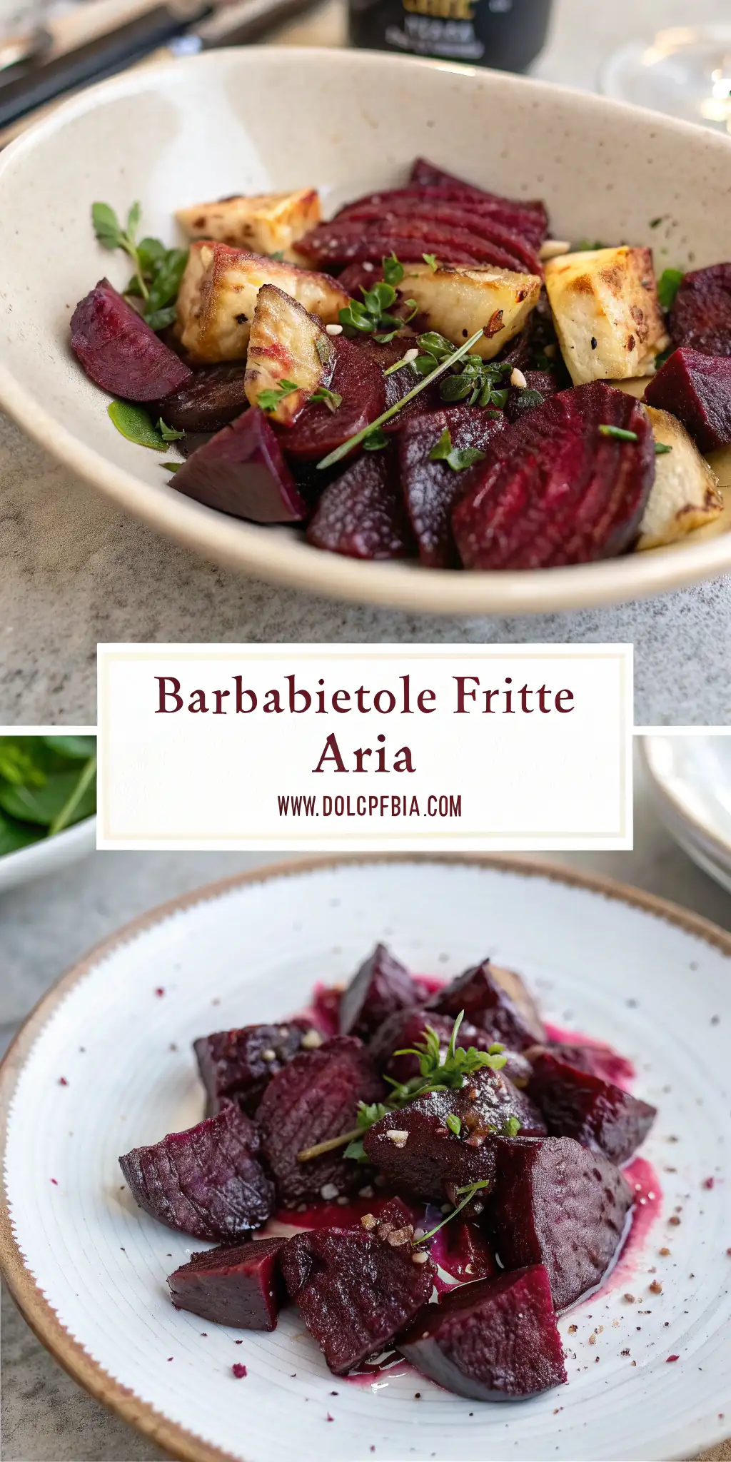 Pinterest image 1 for Barbabietole Fritte ad Aria