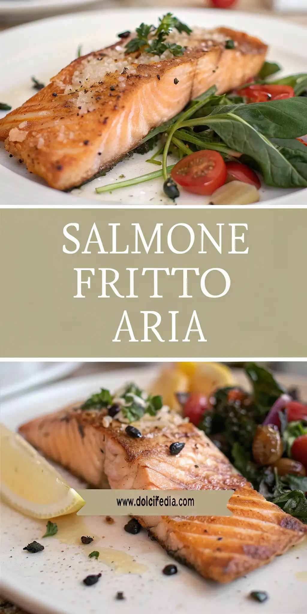 Pinterest image 1 for Salmone Fritto ad Aria