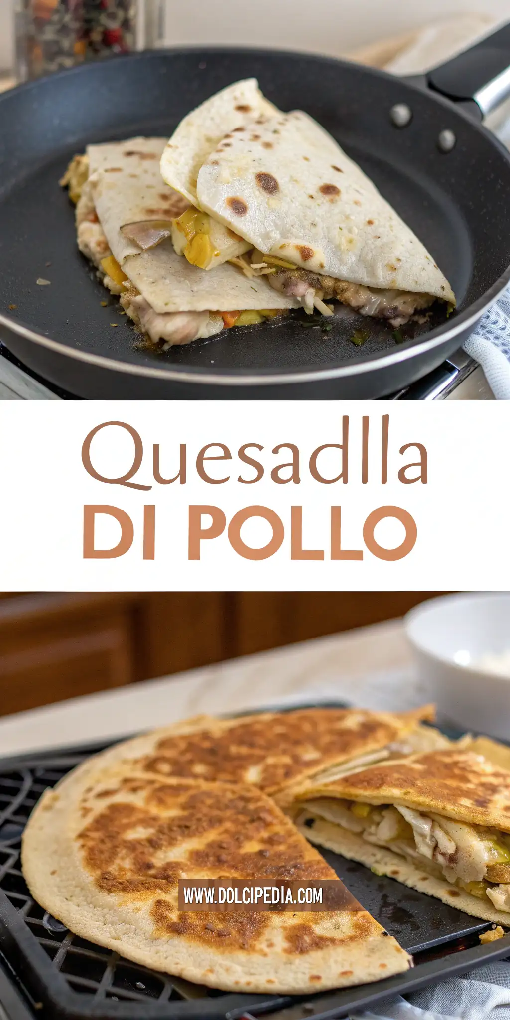 Pinterest image 2 for Quesadilla di Pollo in Friggitrice ad Aria