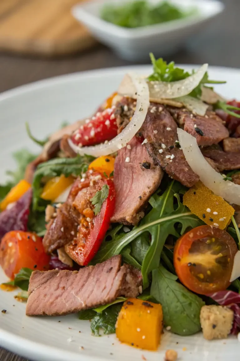A delicious plate of Insalata di Carne Estiva