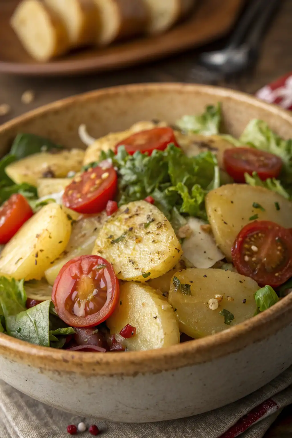 A delicious plate of Insalata di Patate Perfetta