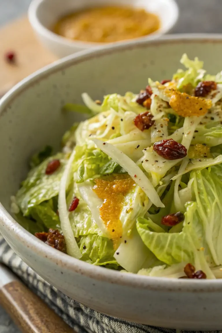 A delicious plate of Insalata di Cavolo con Senape Dolce e Piccante