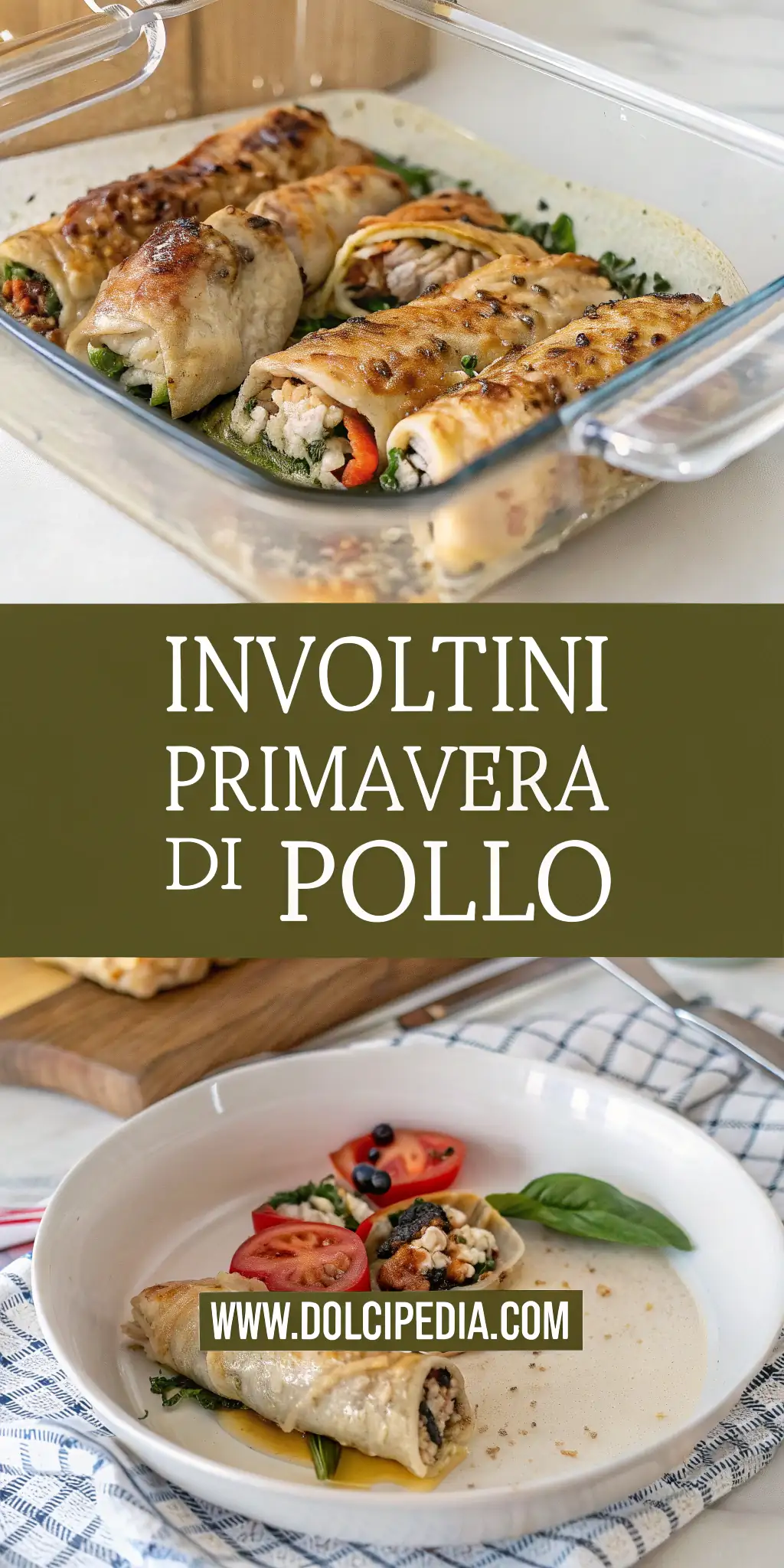 Pinterest image 1 for Involtini Primavera di Pollo in Friggitrice ad Aria