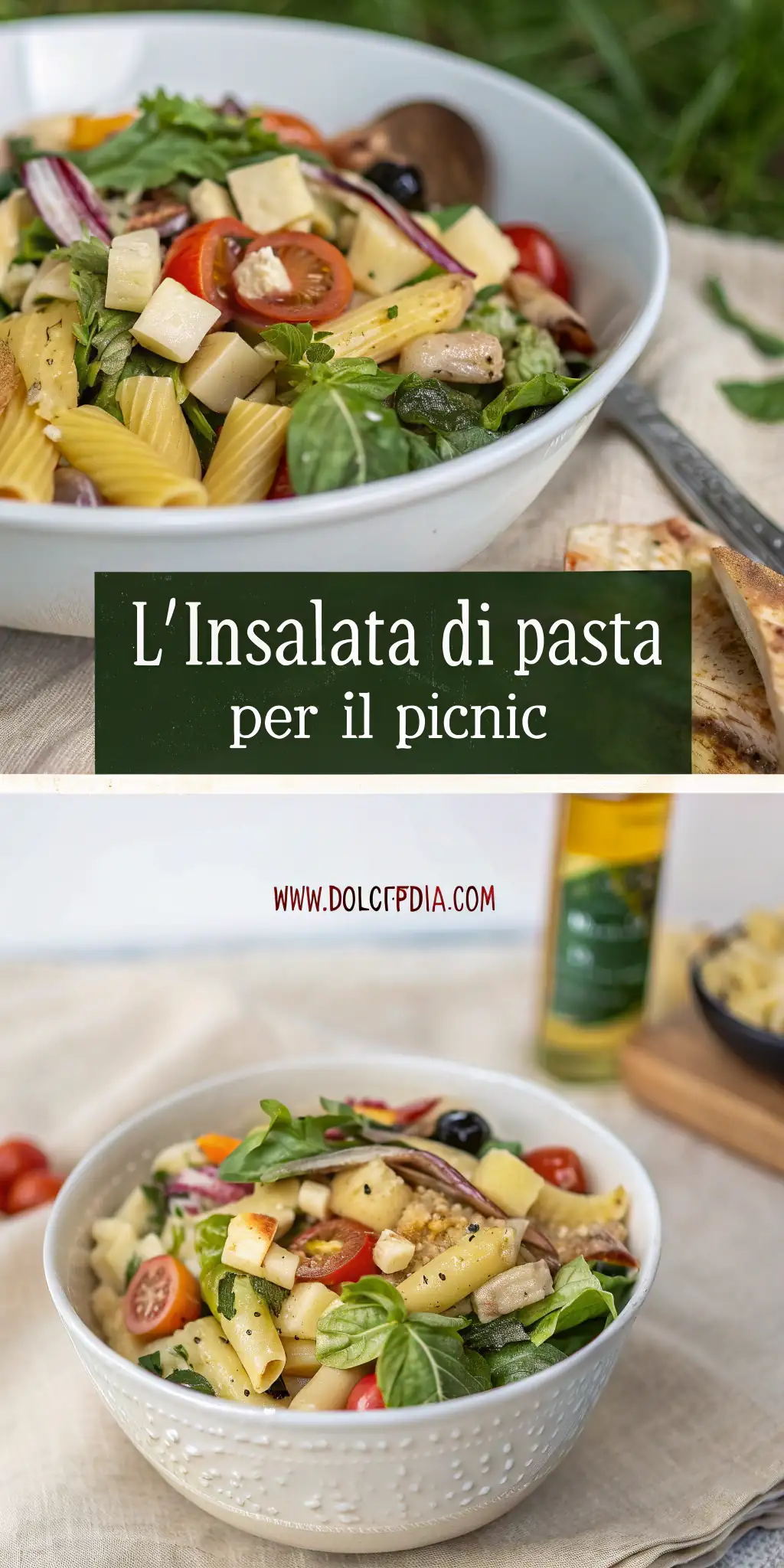 Pinterest image 2 for L'insalata di pasta perfetta per il picnic