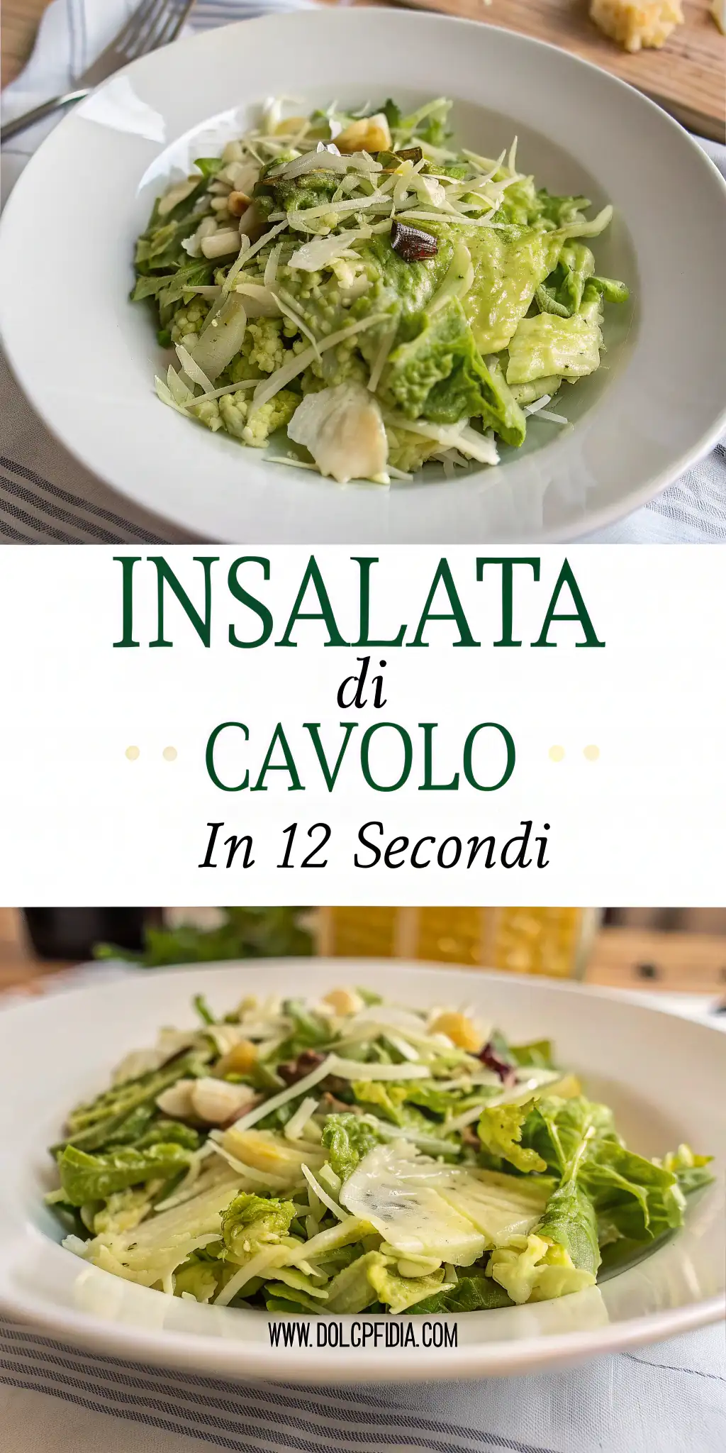 Pinterest image 1 for Insalata di Cavolo in 12 Secondi