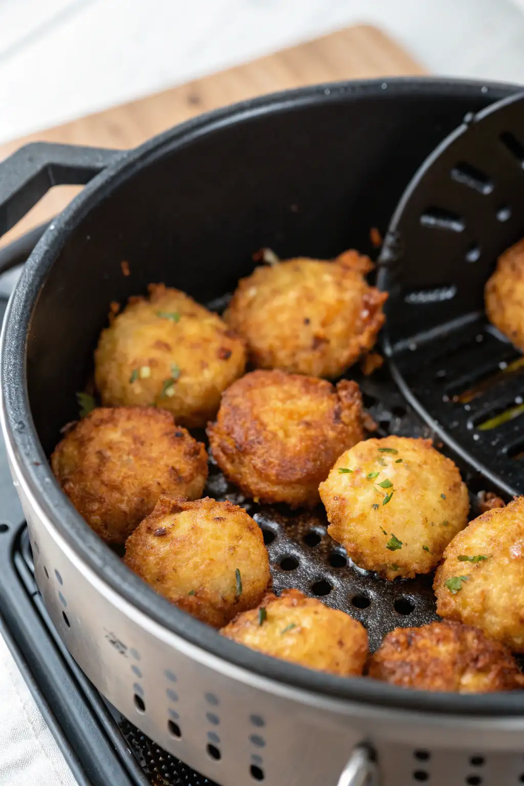 A delicious plate of Rape Fritte nell'Air Fryer