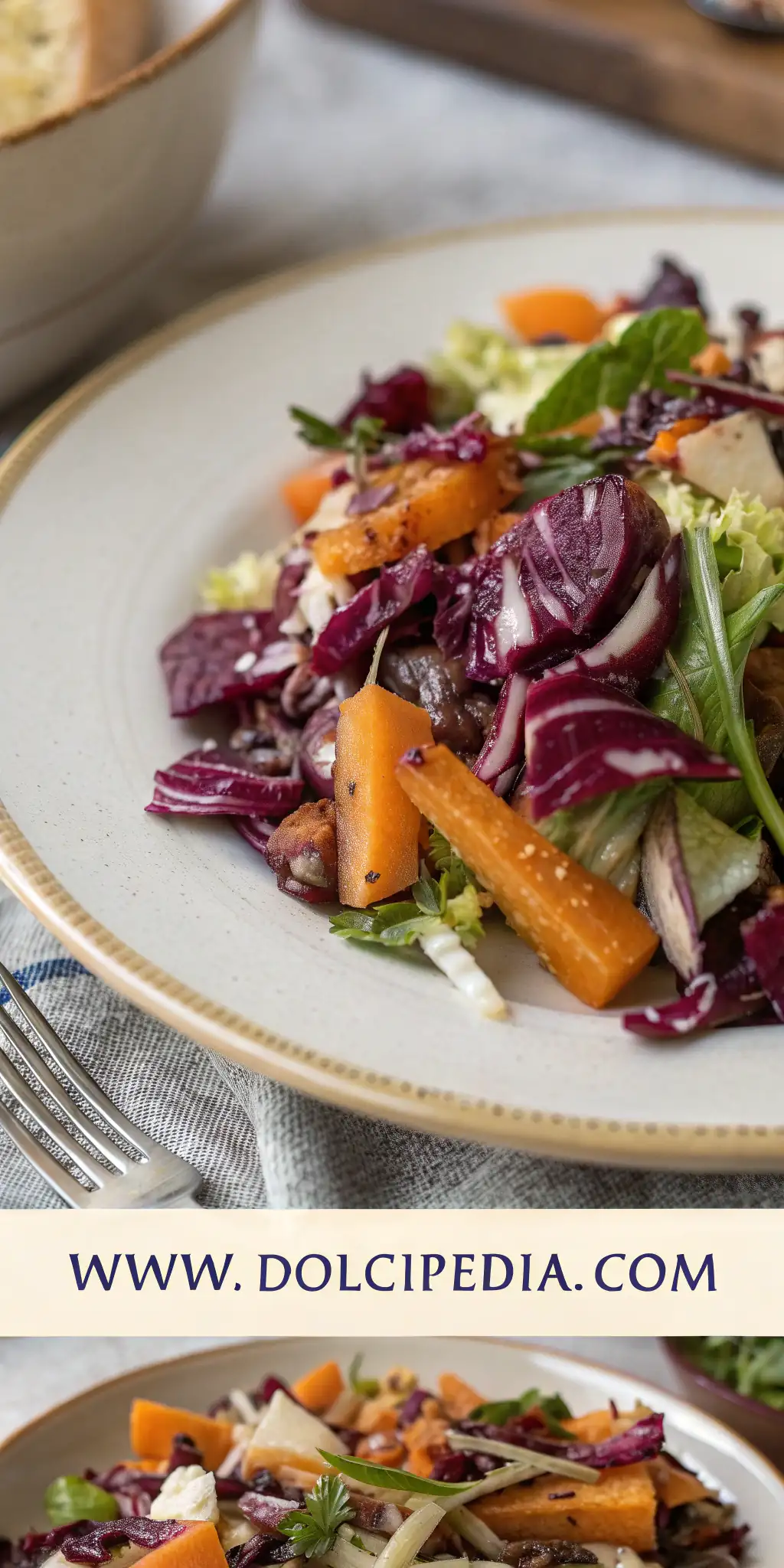 Pinterest image 1 for Insalata di Cavolo Rosso e Carote Bruciacchiate