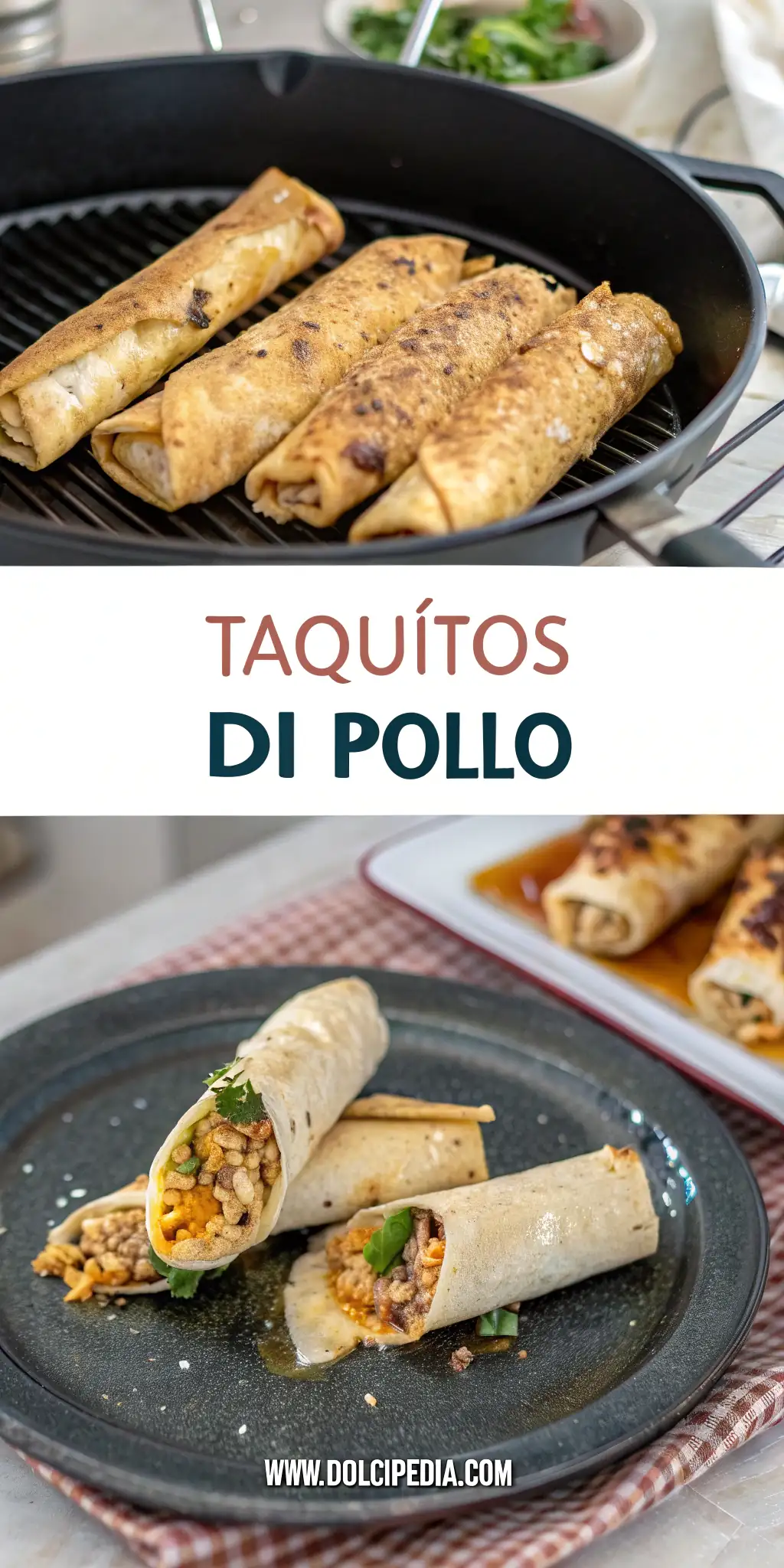 Pinterest image 2 for Taquitos di Pollo nella Friggitrice ad Aria