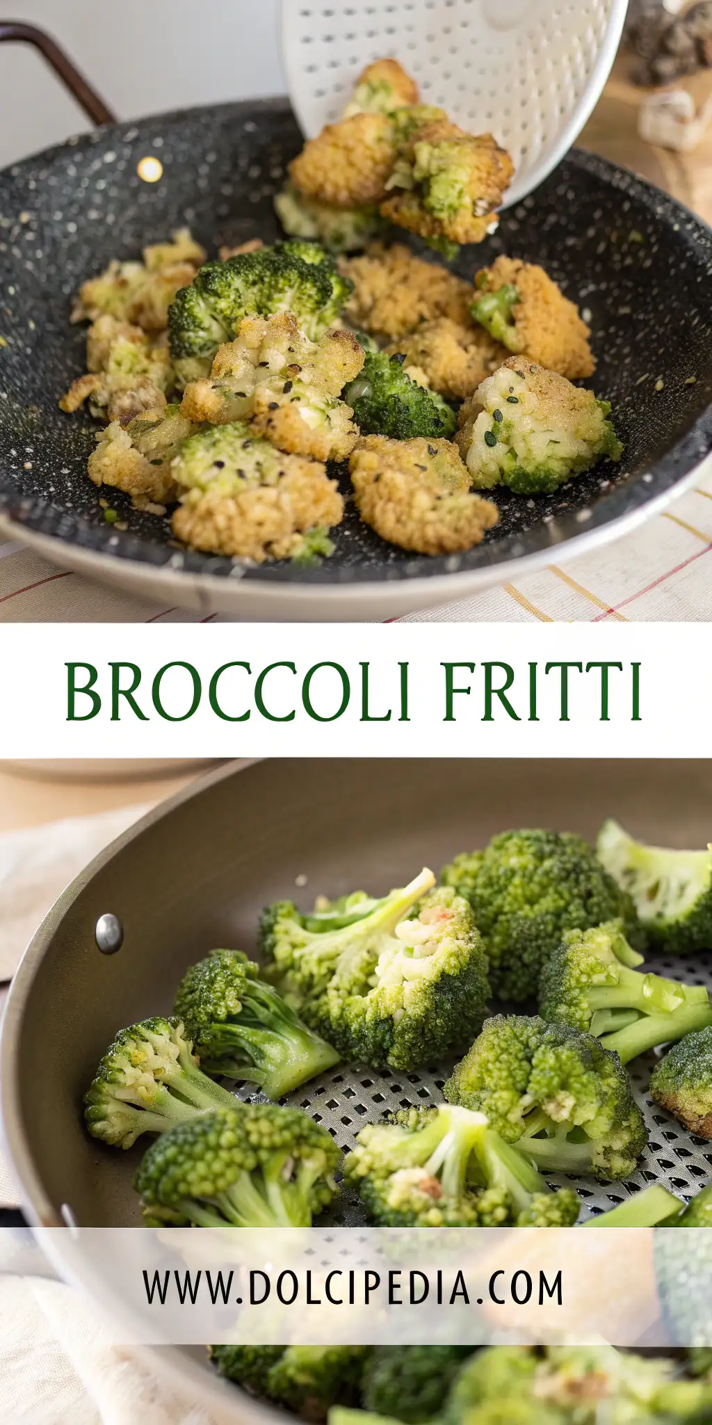 Pinterest image 1 for Broccoli Fritti in Friggitrice ad Aria