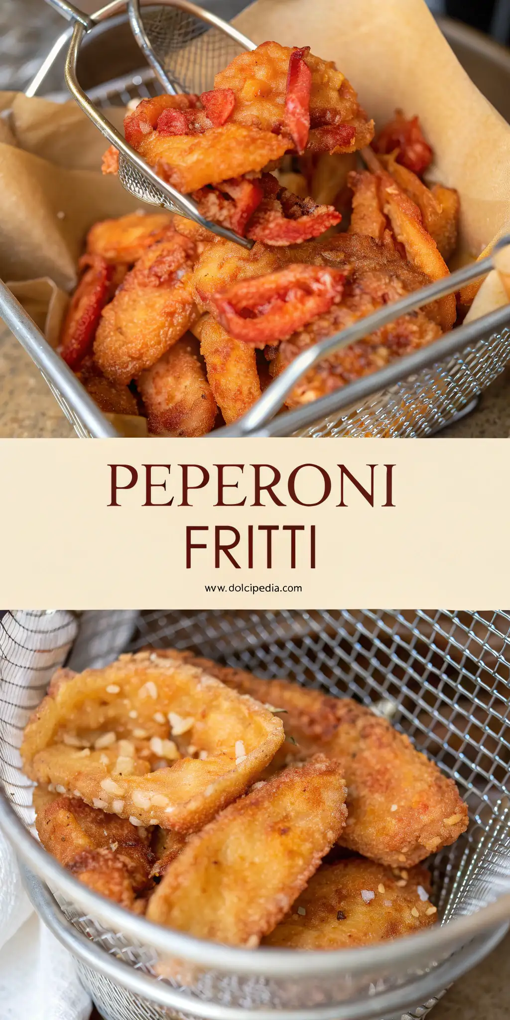 Peperoni Fritti in Friggitrice ad Aria 3 Pinterest image 1 for Peperoni Fritti in Friggitrice ad Aria