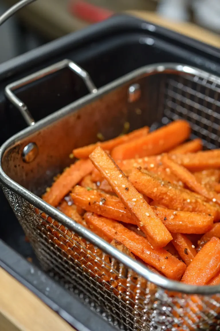 A delicious plate of Carote Fritte in Friggitrice ad Aria