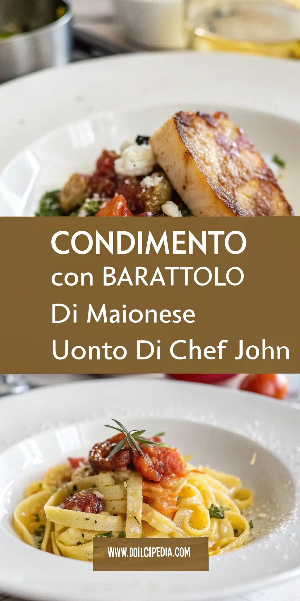 Pinterest image 1 for Condimento con Barattolo di Maionese Vuoto di Chef John