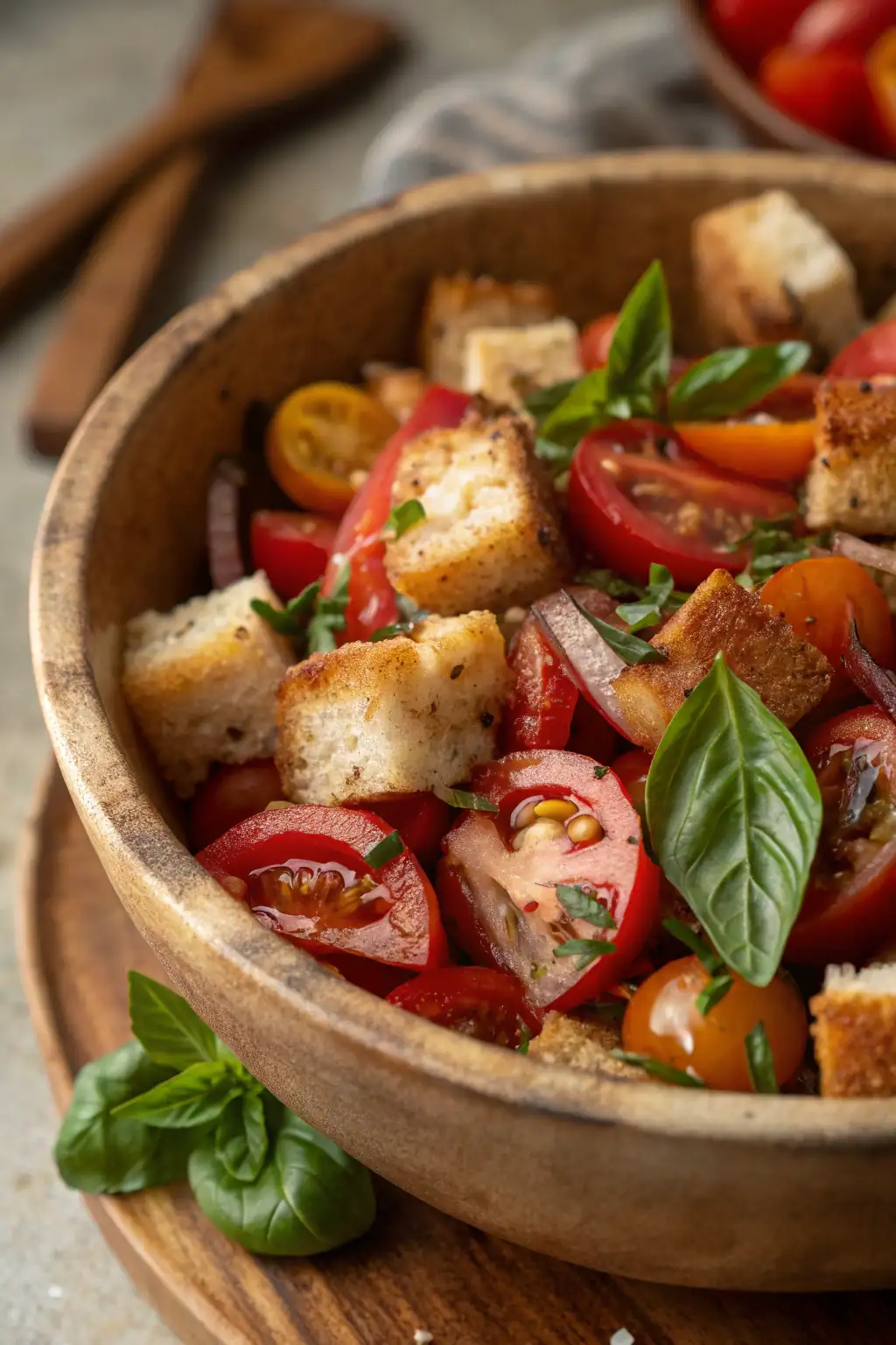 A delicious plate of Panzanella di Chef John
