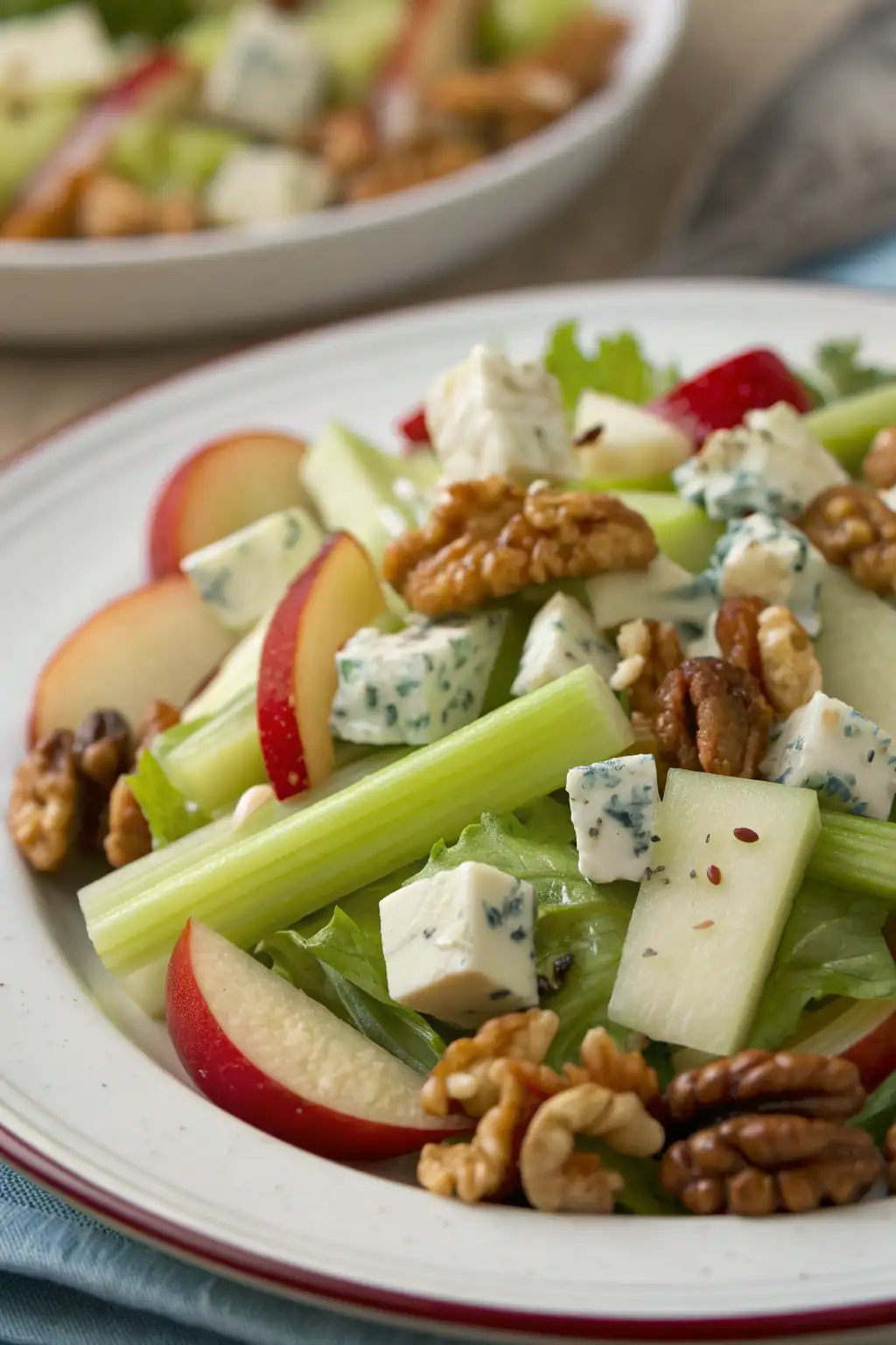 A delicious plate of Insalata Waldorf di Chef John