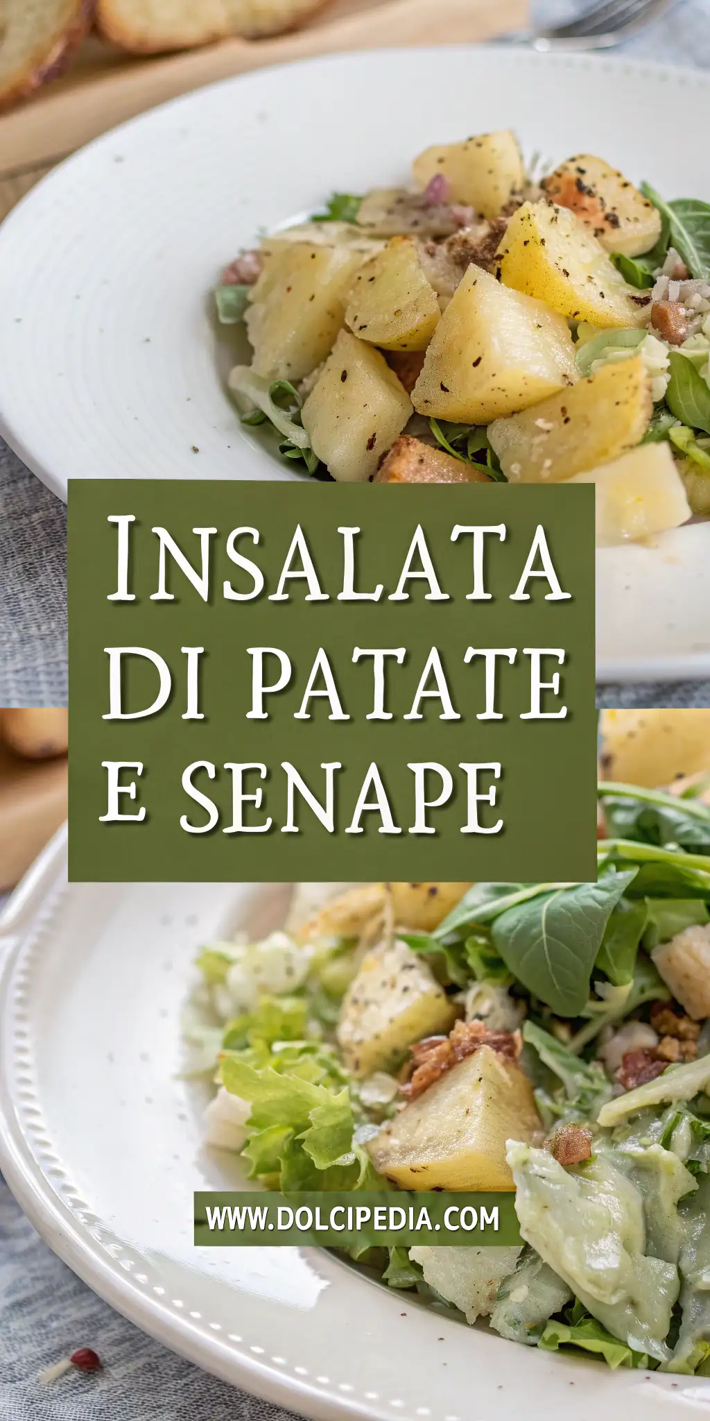 Pinterest image 1 for Insalata di Patate e Senape