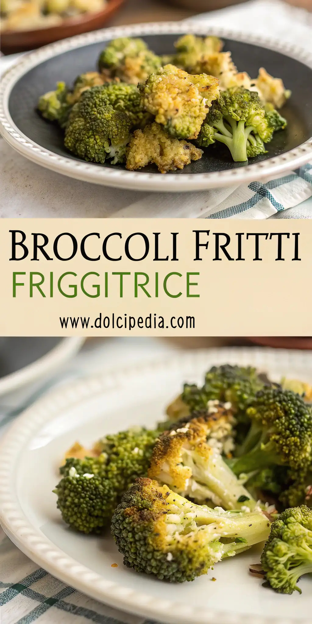 Pinterest image 2 for Broccoli Fritti in Friggitrice ad Aria