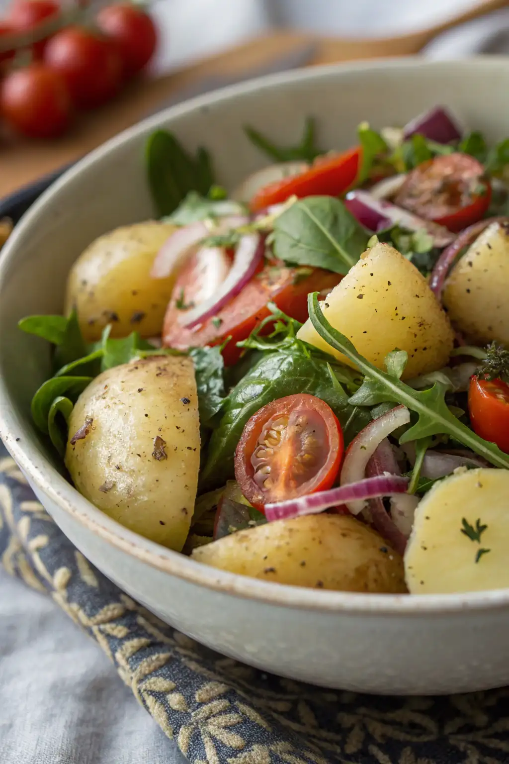 A delicious plate of Insalata di Patate Perfetta