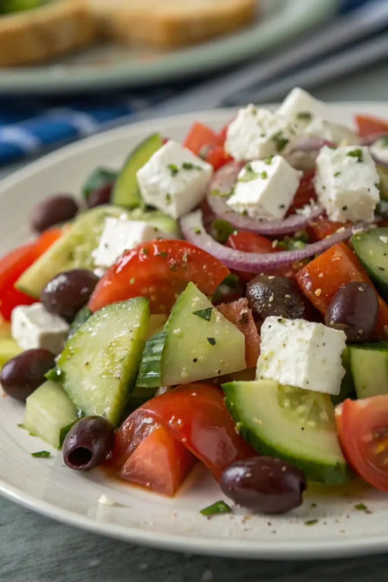 A delicious plate of La Mia Grande Insalata Greca