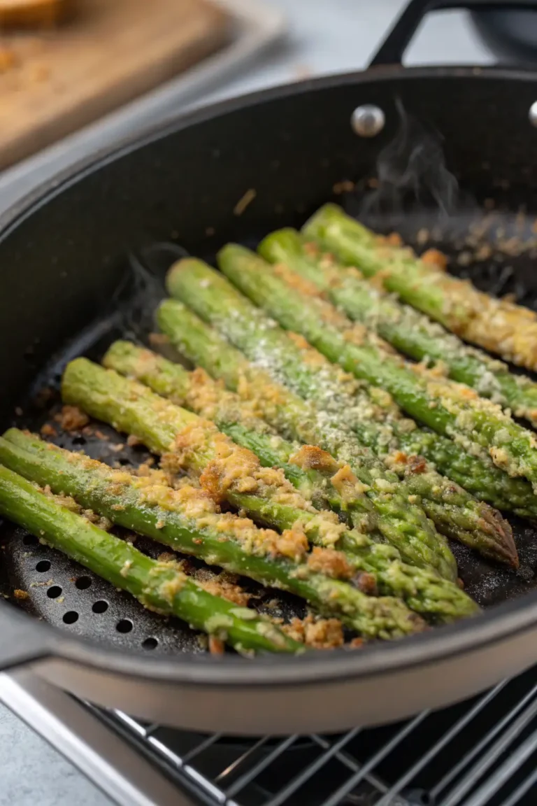 A delicious plate of Asparagi Fritti in Friggitrice ad Aria