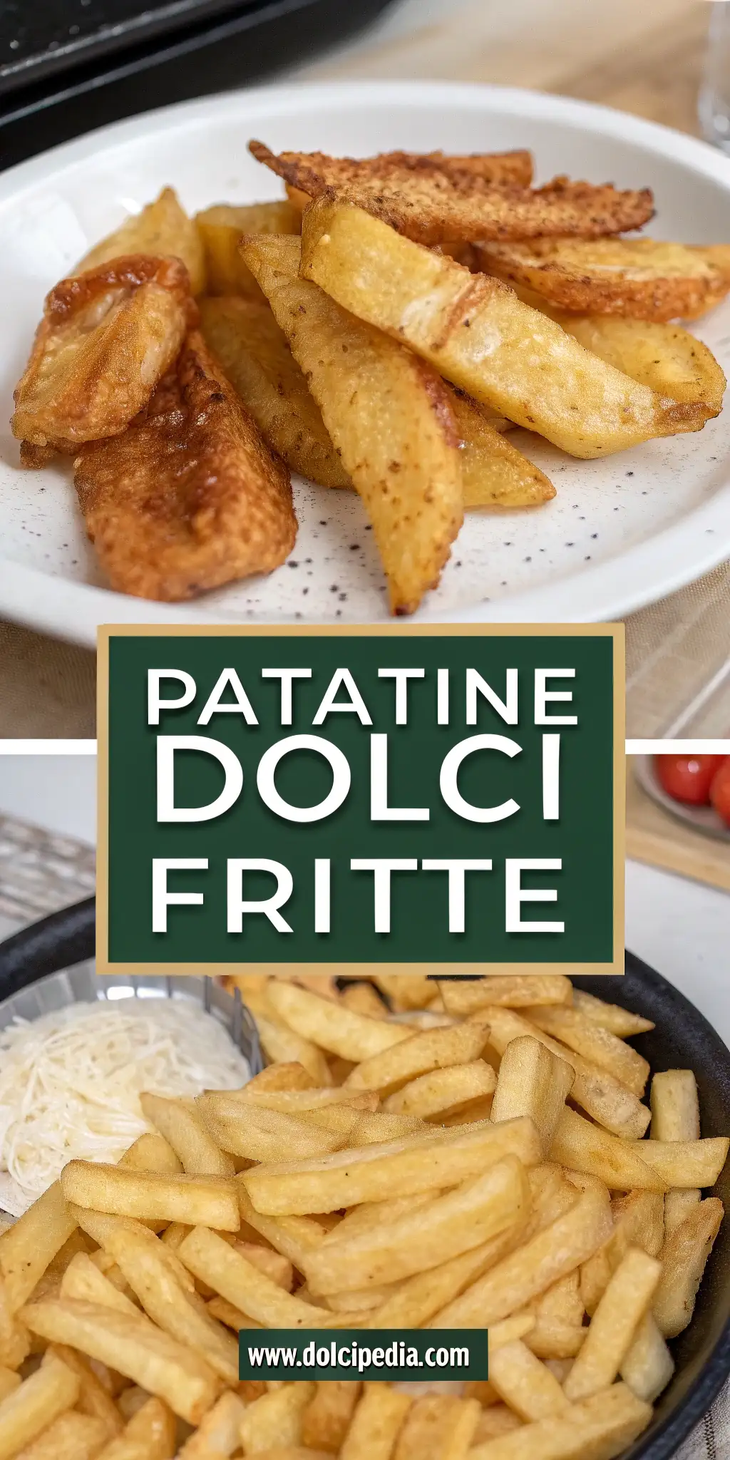 Pinterest image 1 for Patatine Dolci Fritte in Friggitrice ad Aria