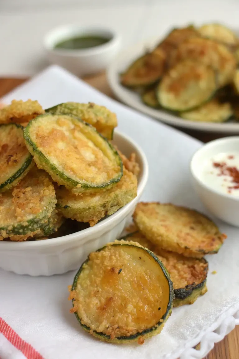 A delicious plate of Chips di Zucchine Fritte ad Aria
