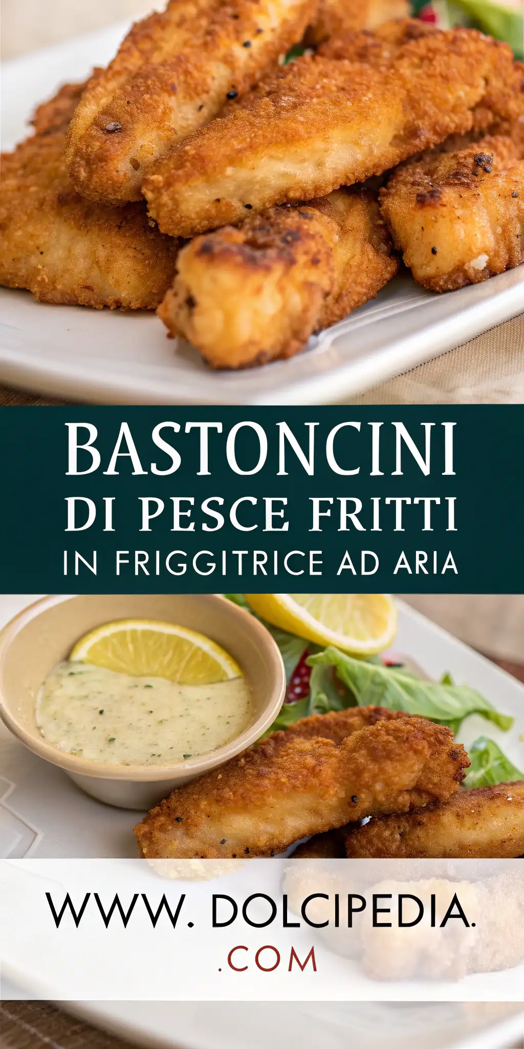 Pinterest image 1 for Bastoncini di Pesce Fritti in Friggitrice ad Aria